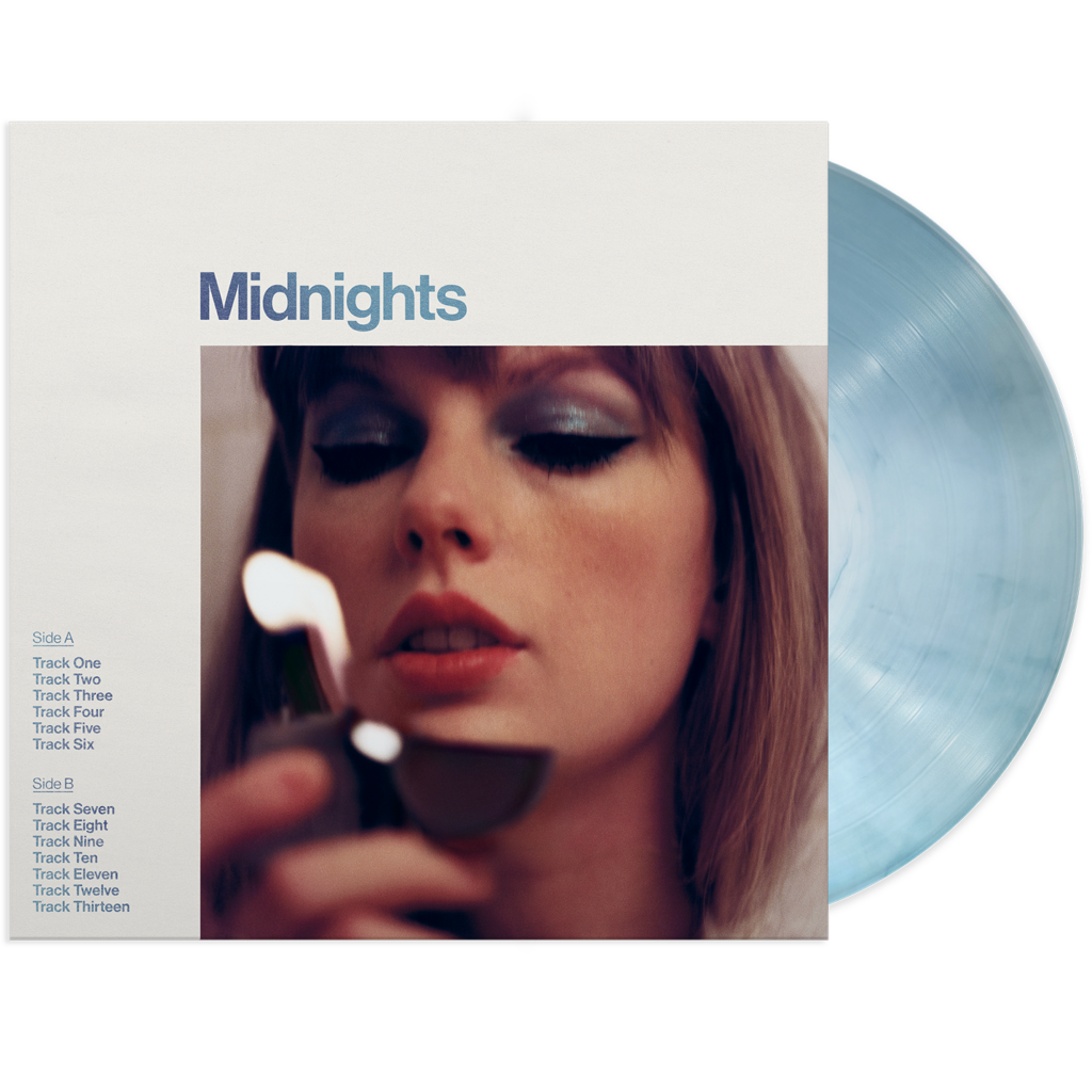 Posttitletaylor Swift Midnights Moonstone Blue Edition Blue Vinyl Musiczone Vinyl